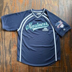 Seattle Mariners Navy Short-Sleeve Jersey